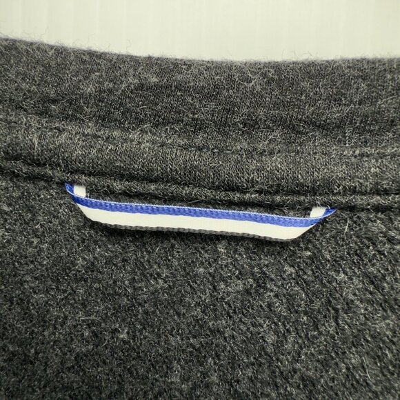 KIT AND ACE Wave Viscose Cashmere Stretch Minimalist Grey Long Sleeve Dress M - Picture 7 of 13